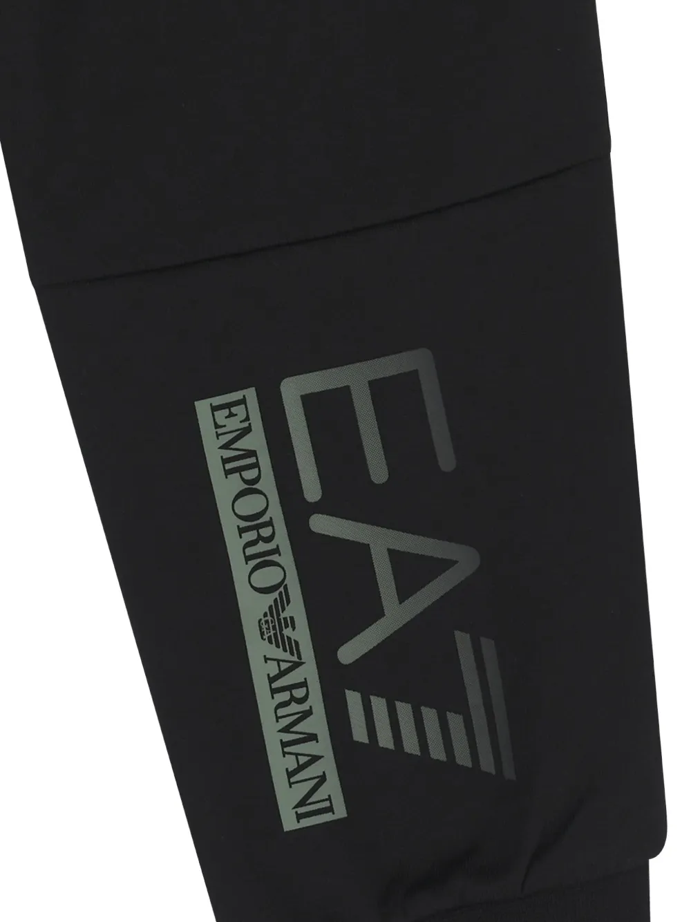 Emporio Armani Kids logo-embellished track pants Zwart