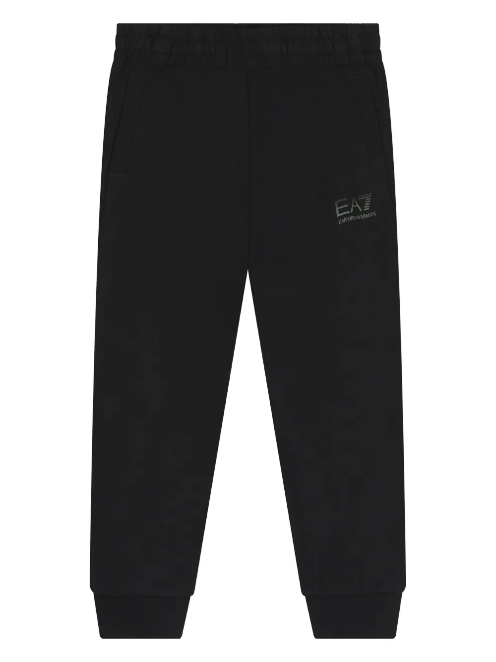Emporio Ar i Kids logo-embellished track pants Zwart
