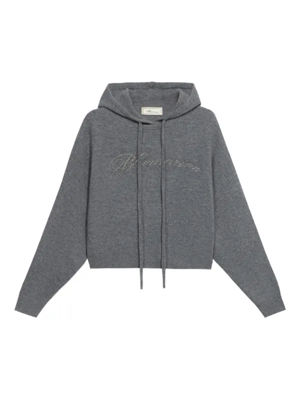 ブルマリン　パーカー Blumarine ビジュートリム パーカー | ブラック | FARFETCH JP