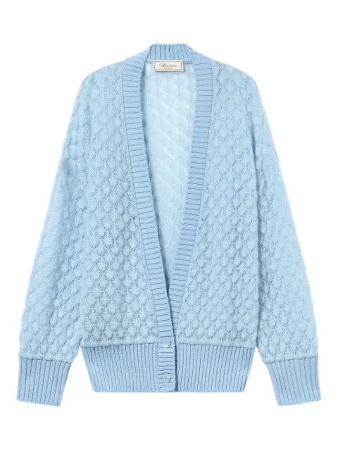 Blumarine textured button cardigan