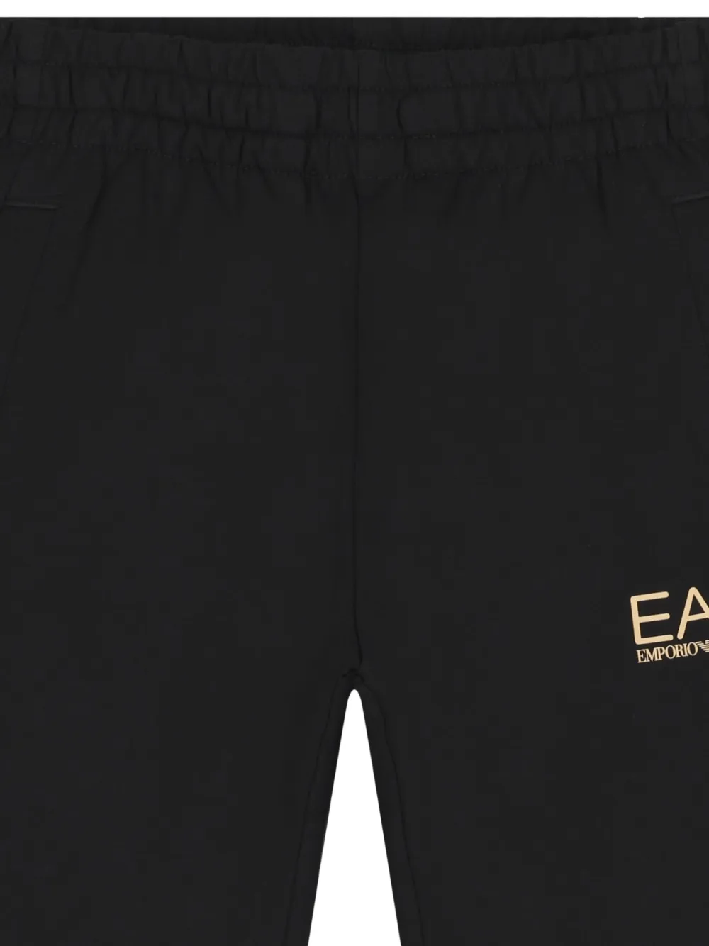 Emporio Armani Kids logo-print track pants Zwart