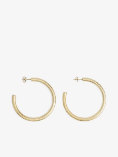 LEMAIRE classic M hoop earrings