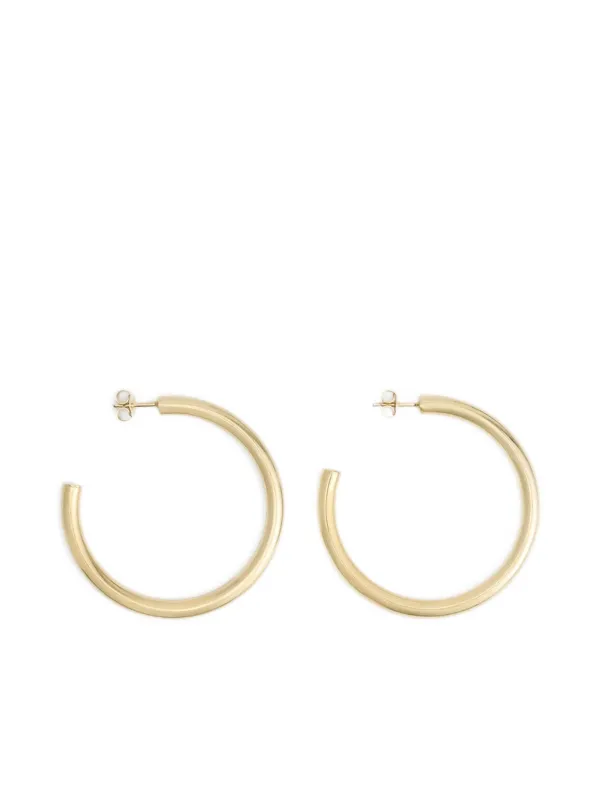 LEMAIRE クラシック M フープピアス | ゴールドトーン | FARFETCH JP