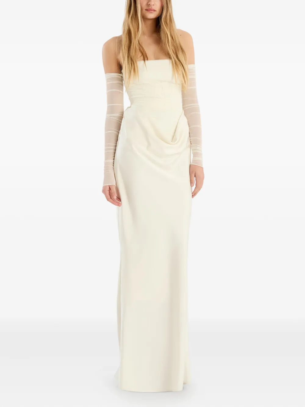 ROTATE BIRGER CHRISTENSEN ruched-details maxi dress | Bridal Dresses | Image 2