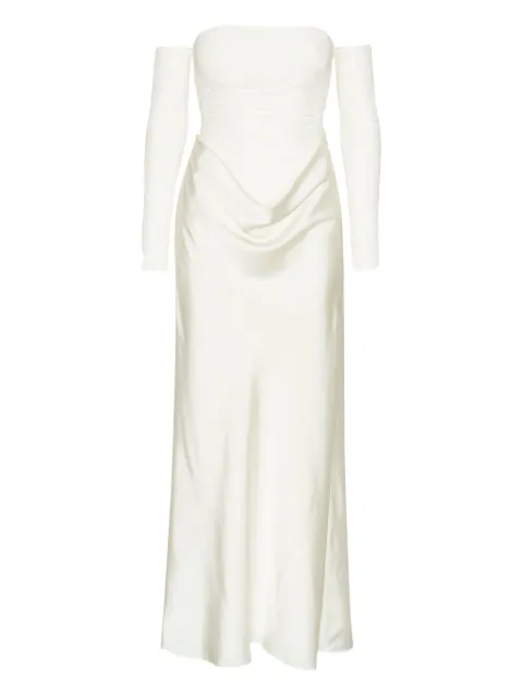 ROTATE BIRGER CHRISTENSEN ruched-details maxi dress