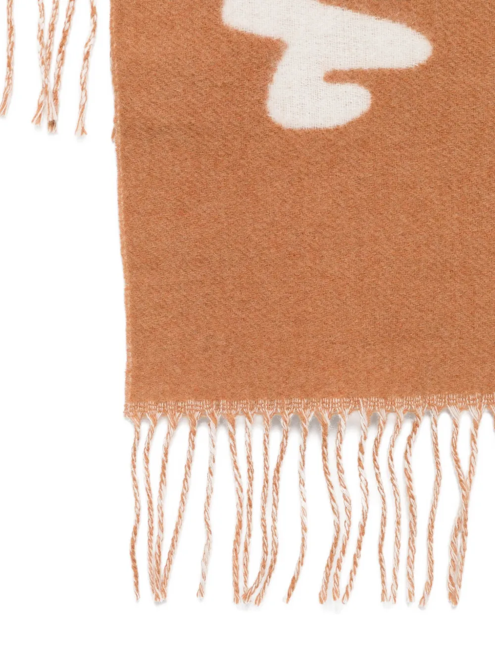 Marc Jacobs Sjaal met logo - Beige