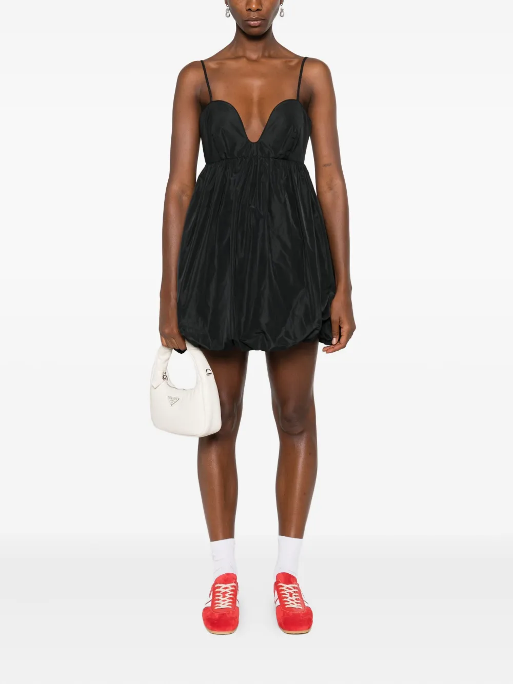 PINKO sweetheart-neckline mini dress - Zwart