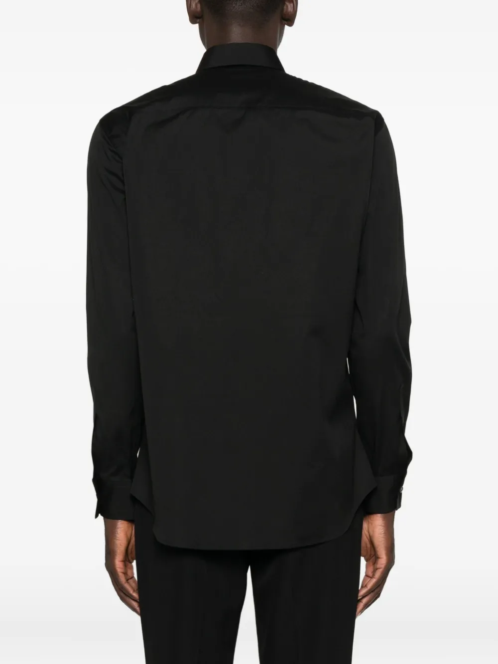Dsquared2 Long-sleeve Button-up Shirt In Black