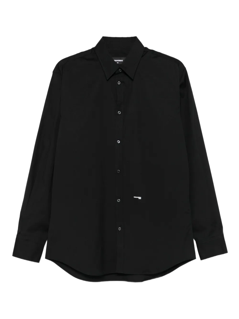 DSQUARED2 long-sleeve button-up shirt | Black | Image 1