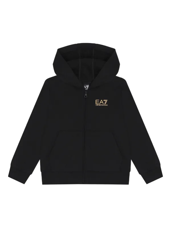 Emporio Armani kidsフーデッドジャケット Emporio Armani Kids フーデッドジャケット | ブラック | FARFETCH JP