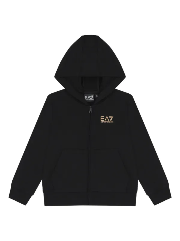 Emporio Armani kidsフーデッドジャケット Emporio Armani Kids フーデッドジャケット | ブラック | FARFETCH JP