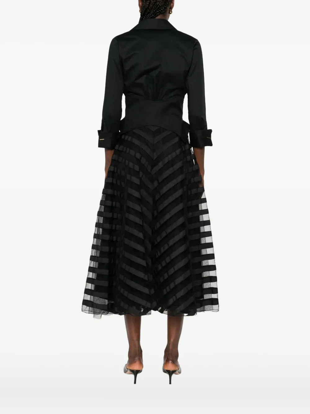 Elisabetta Franchi V-neck Blouse In Black