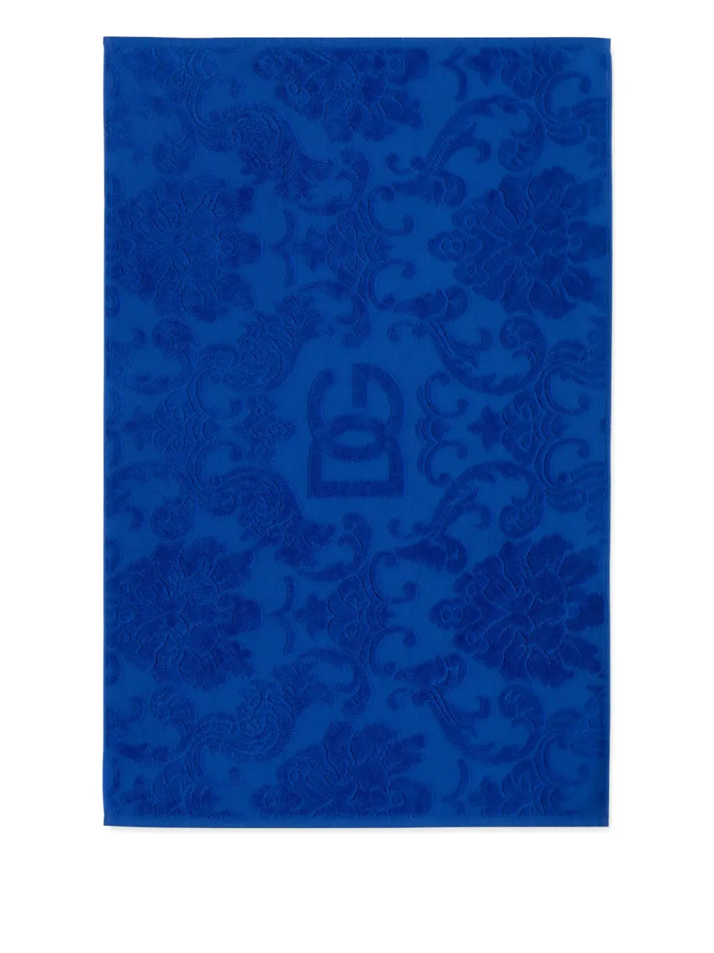 Dolce & Gabbana Casa Jacquard Logo Bath Mat In Blue