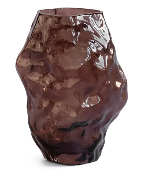 101 Copenhagen small Katachi textured-glass vase (22.5cm x 15cm)