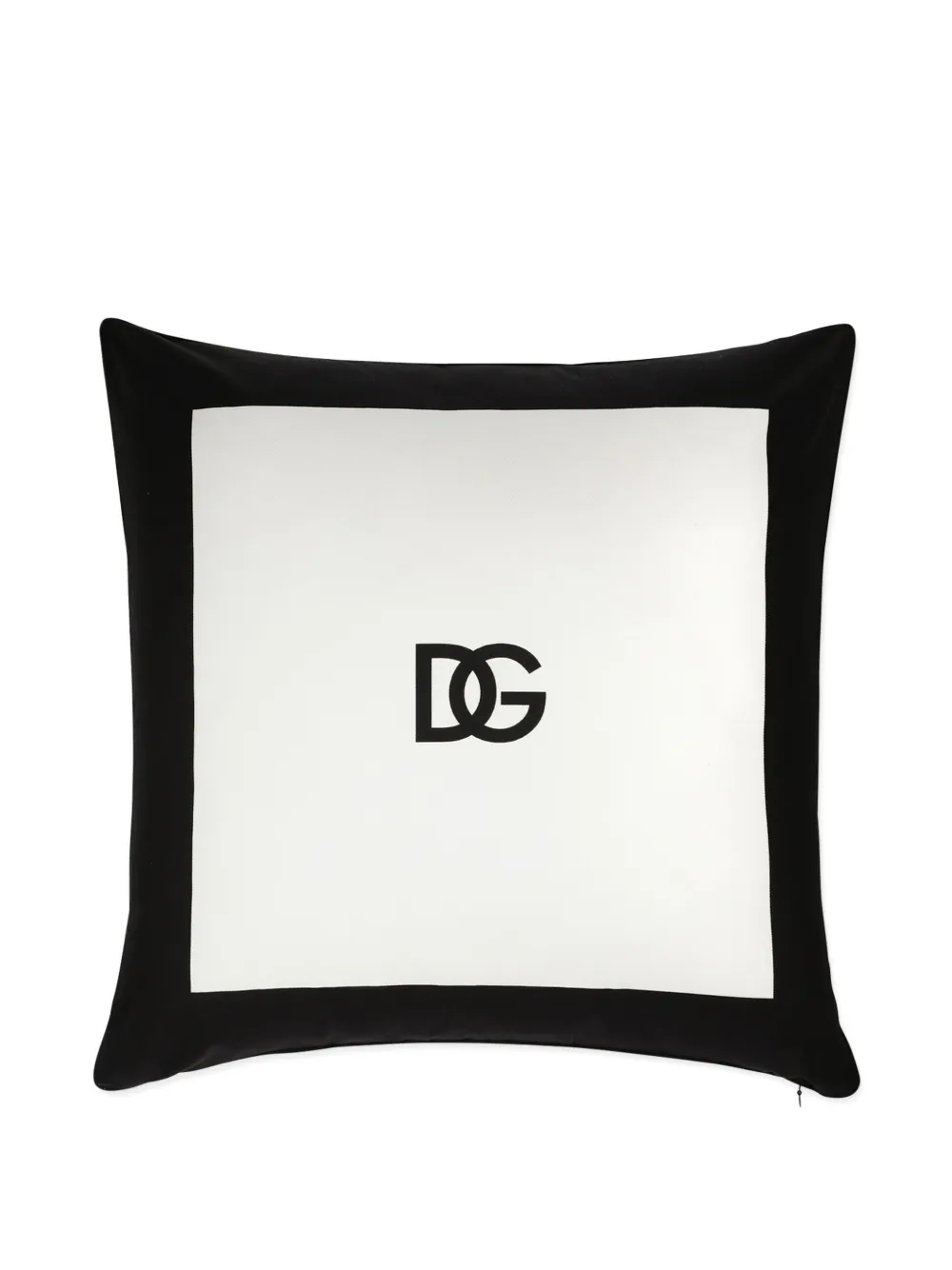 Dolce & Gabbana Casa monogammed square cushion (60cm x 60xm) | White | Image 1