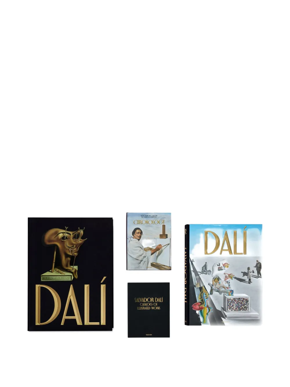 Taschen Dalí Book Set (set Of Three) (36.7cm X 50cm) In Multi