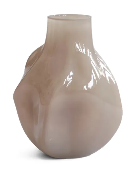 101 Copenhagen Vaso Bakku medio in vetro scolpito (30cm x 22cm)