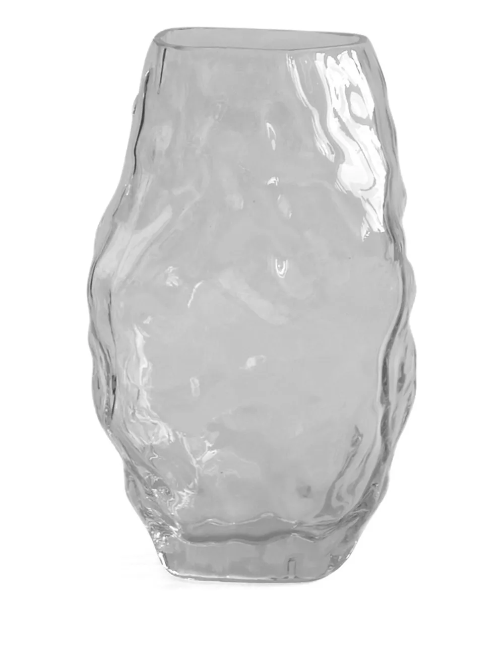 101 Copenhagen Katachi glazen mini-vaas (22,5 cm x 13,5 cm) - Grijs
