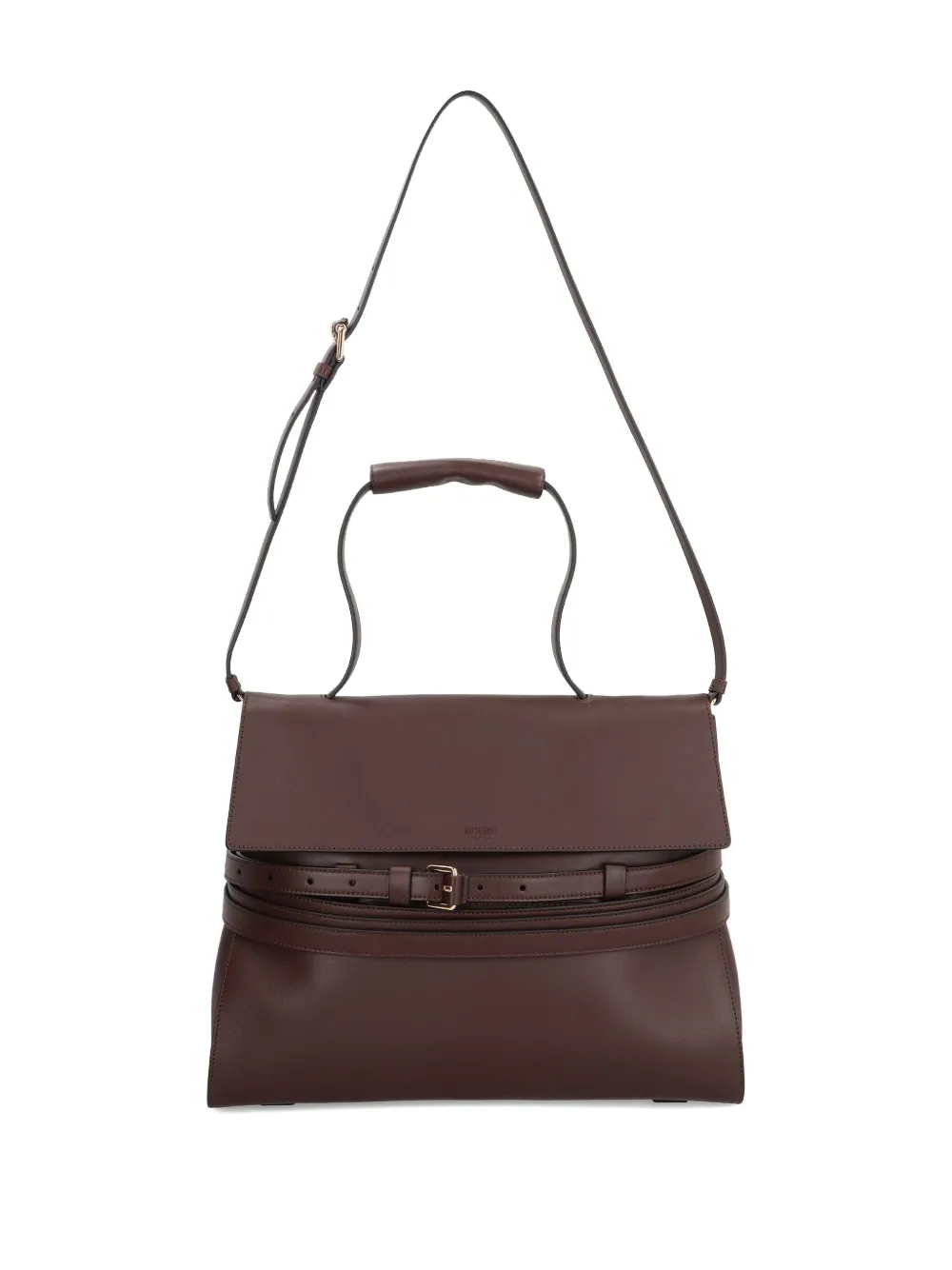 Moschino belted top-handle tote bag Bruin