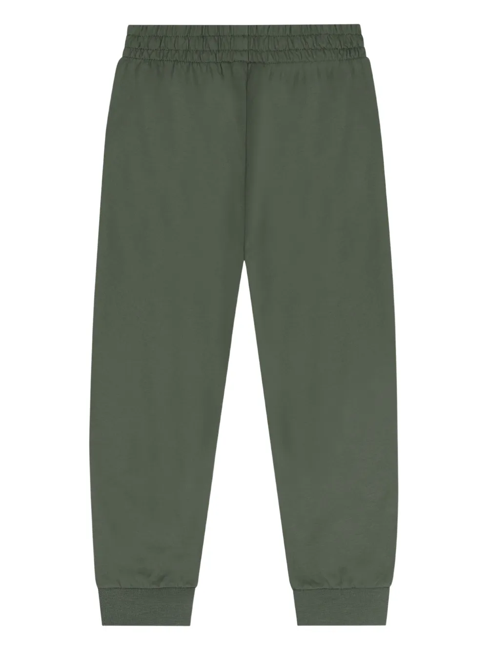 Emporio Armani Kids logo-embroidered hooded tracksuit Groen