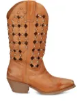 Metisse studded cut-out boots - Brown