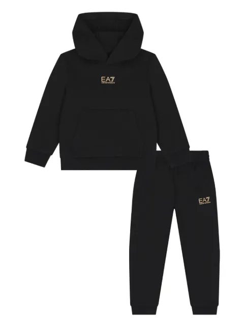 Emporio Armani Kids logo-embroidered tracksuit