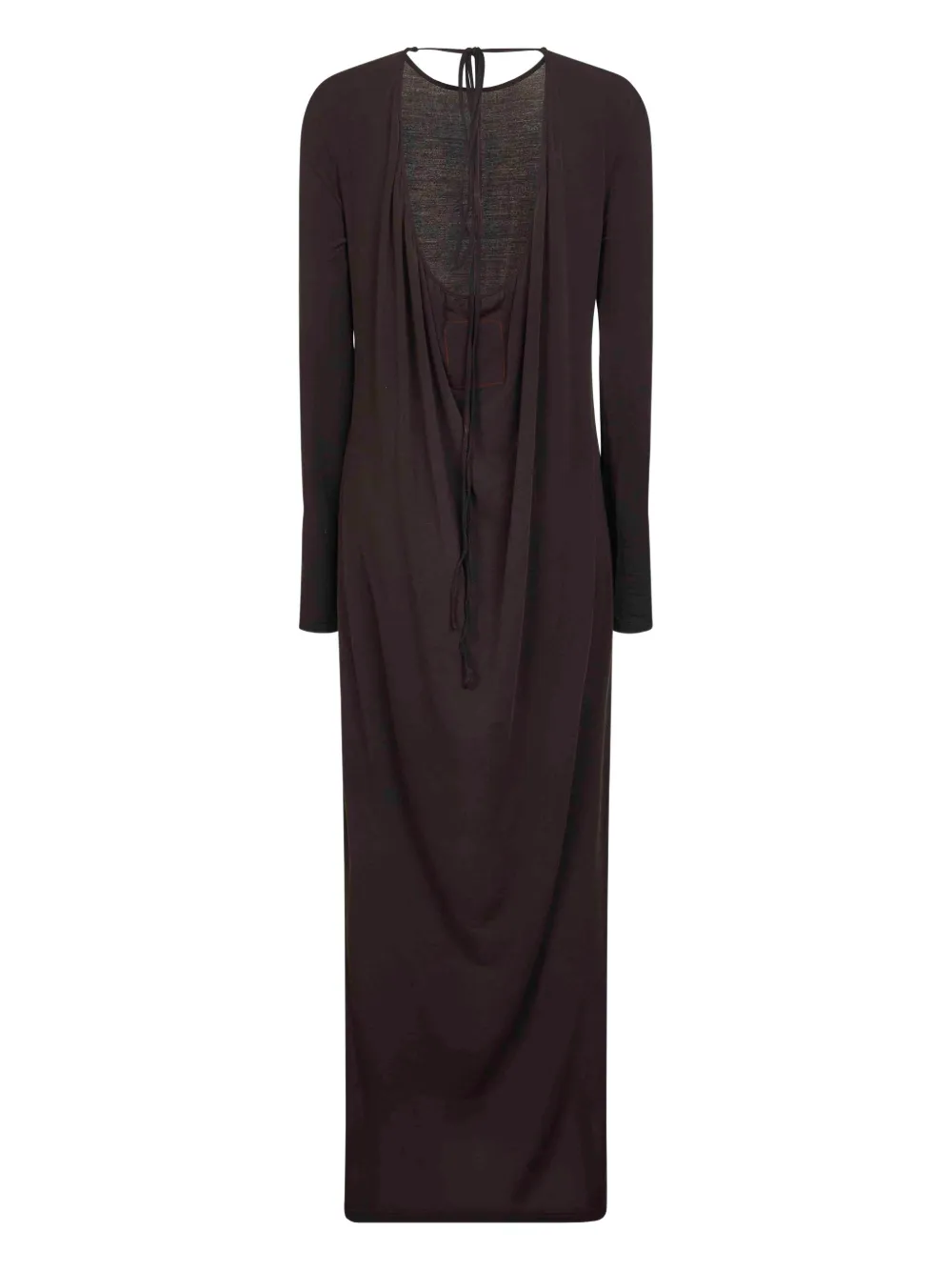 Uma Wang long-sleeve maxi dress Bruin
