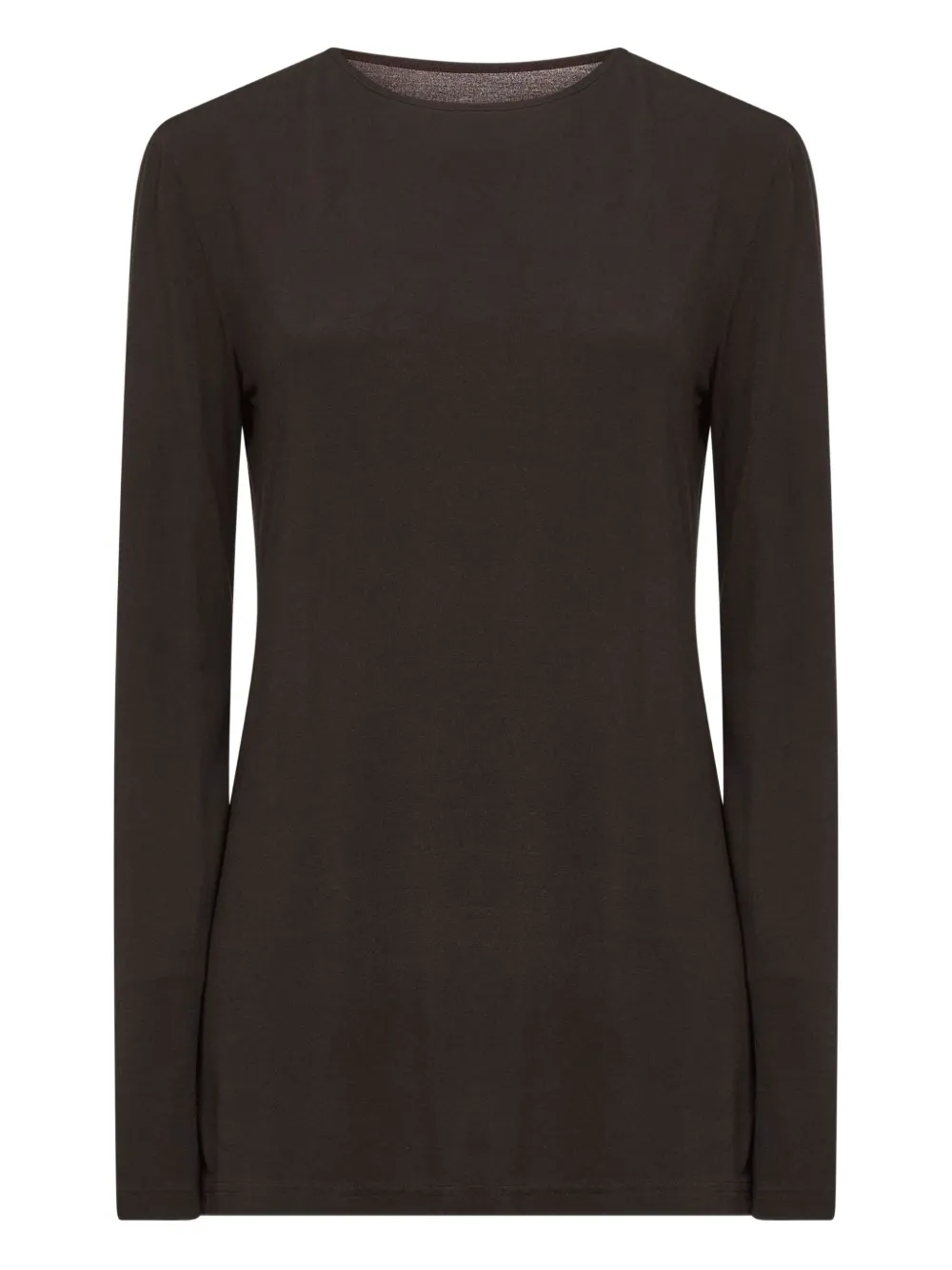 Uma Wang cowl-back long-sleeve top Bruin