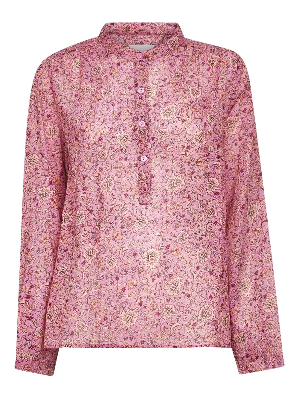MARANT ÉTOILE Maria floral-print band-collar shirt