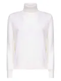 Blanca Vita ribbed turtleneck sweater - White