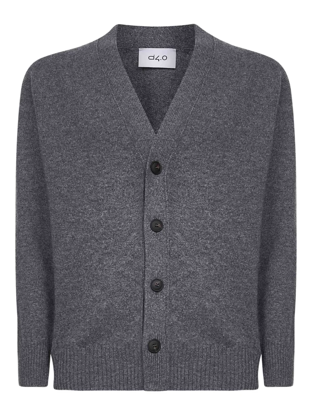 V-neck buttoned cardigan