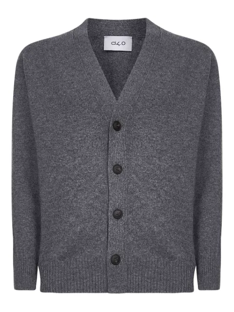 D4.0 V-neck buttoned cardigan