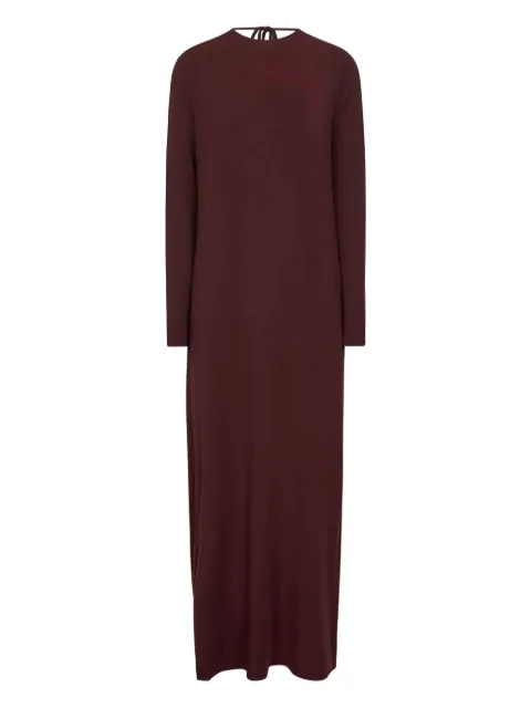 Uma Wang neck-tie maxi dress