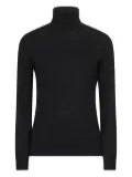 Blanca Vita turtleneck ribbed-cuff sweater - Black
