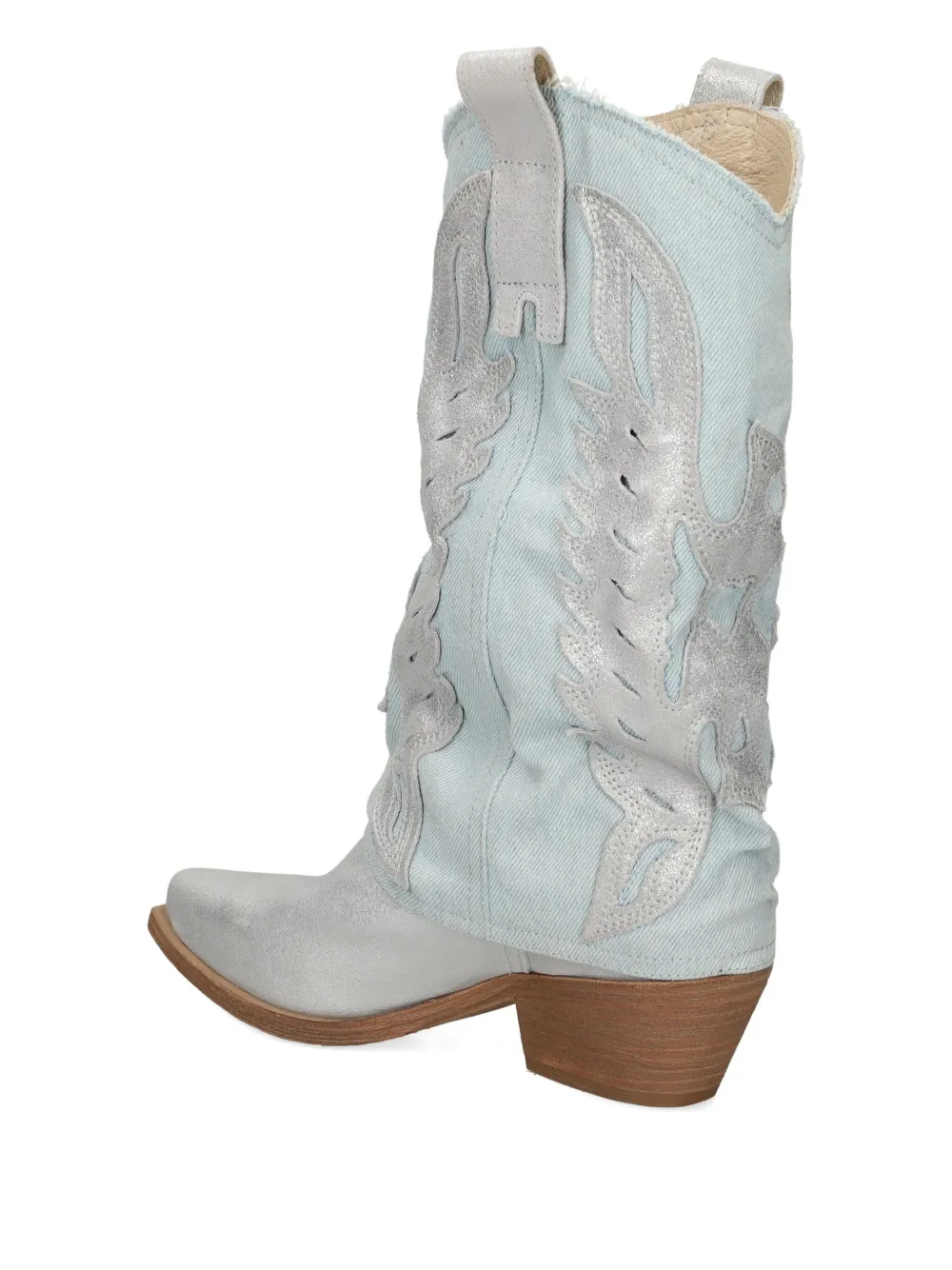 Metisse 50mm embellished cowboy boots Grey