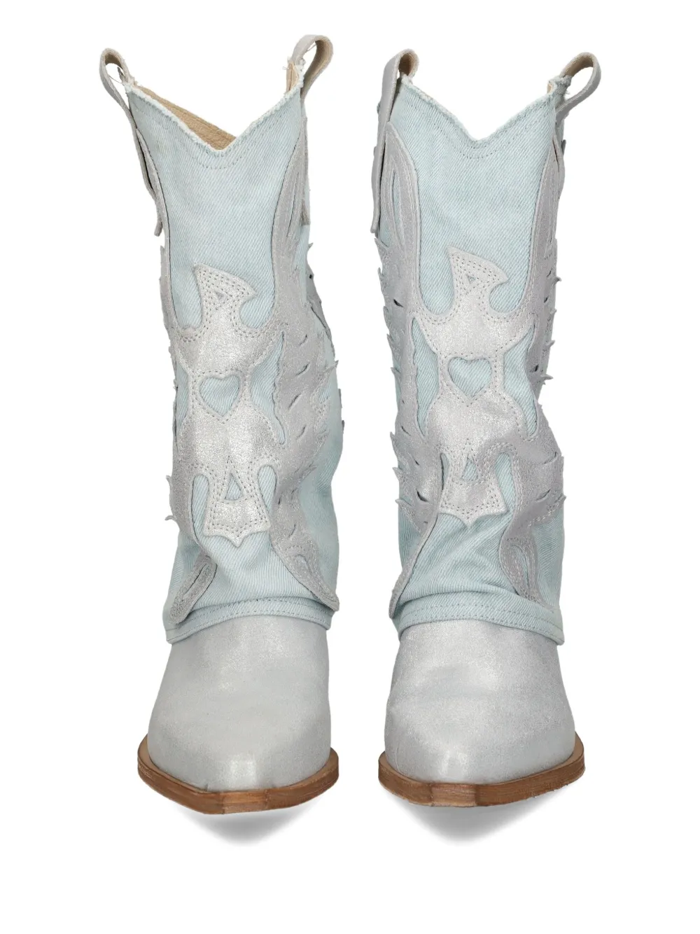 Metisse 50mm embellished cowboy boots Grey