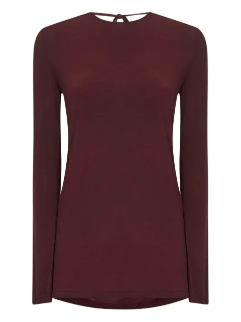 Uma Wang cowl-back long-sleeve top