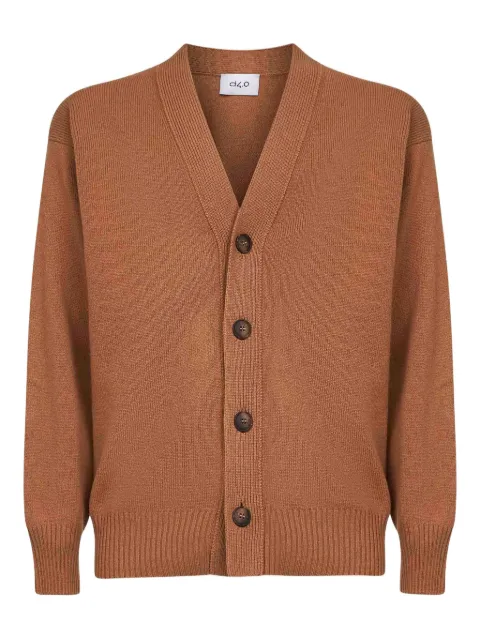 D4.0 button-fastening V-neck cardigan