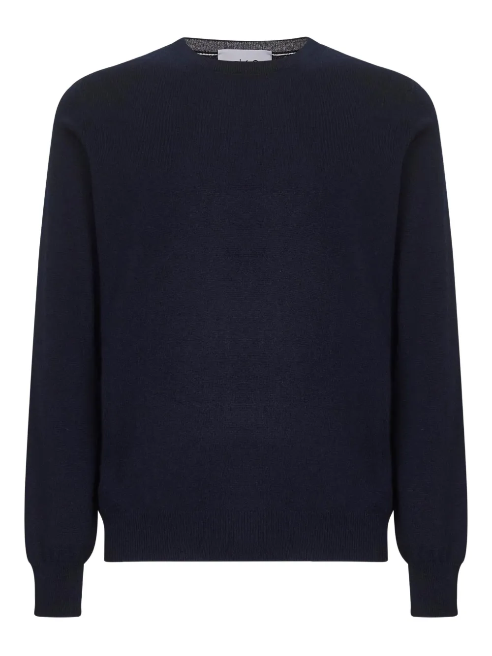 ribbed crew-neck sweater