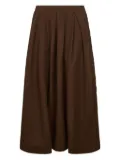 Uma Wang pleated skirt - Brown