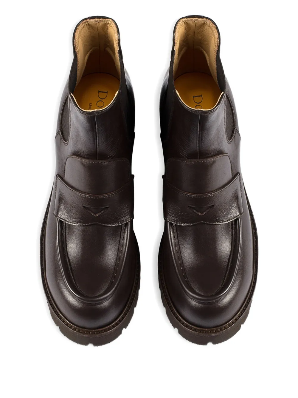 Doucal's Laarzen met loafer detail Bruin