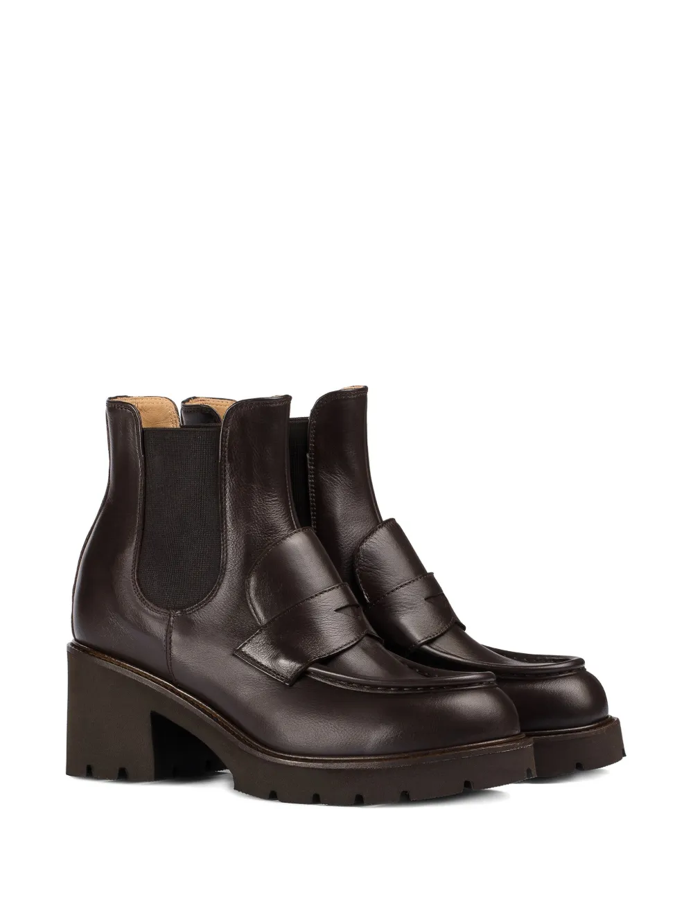 Doucal's loafer-detail boots | Ankle Boots | Image 2