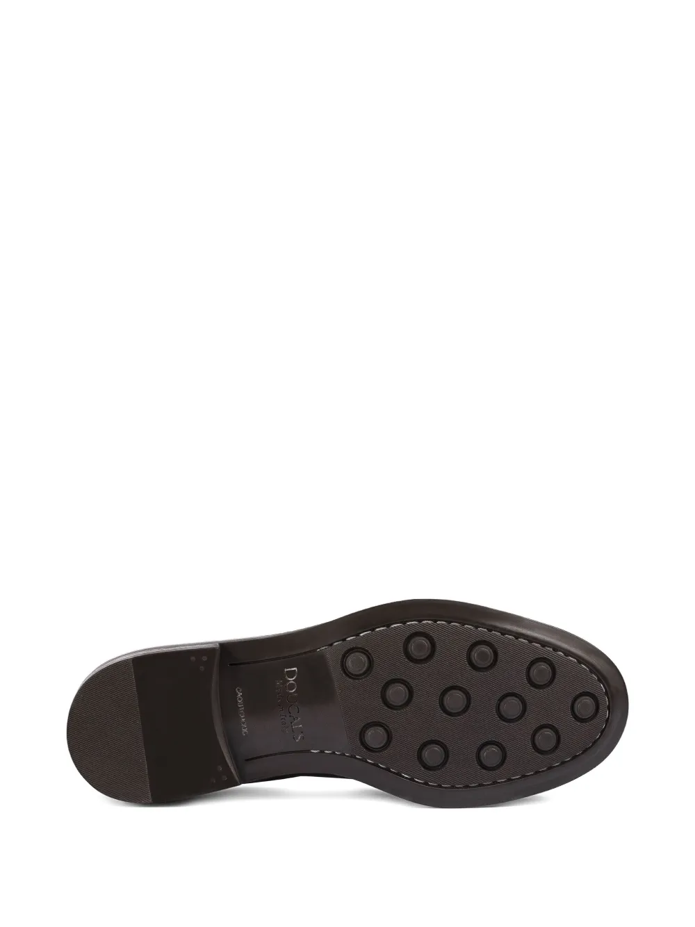 Doucal's penny-slot leather loafers Brown