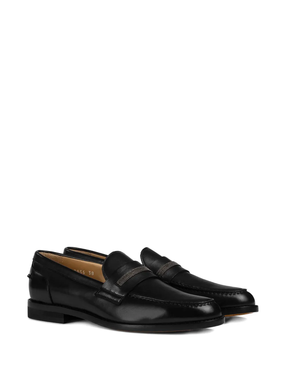 Doucal's Loafers verfraaid met studs Zwart