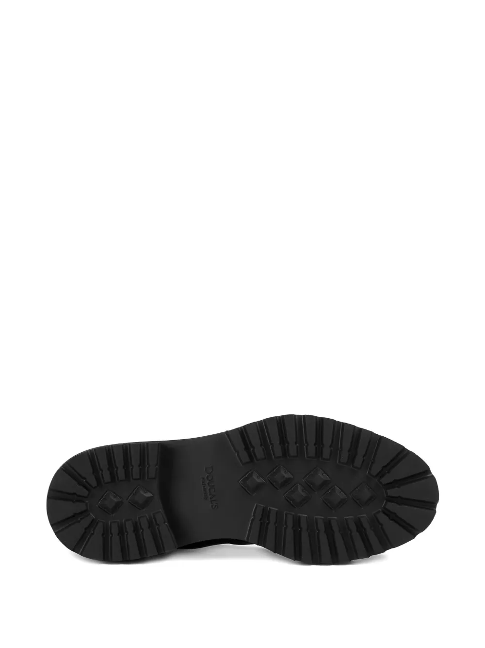 Doucal's Wingtip Chelsea leren laarzen Zwart