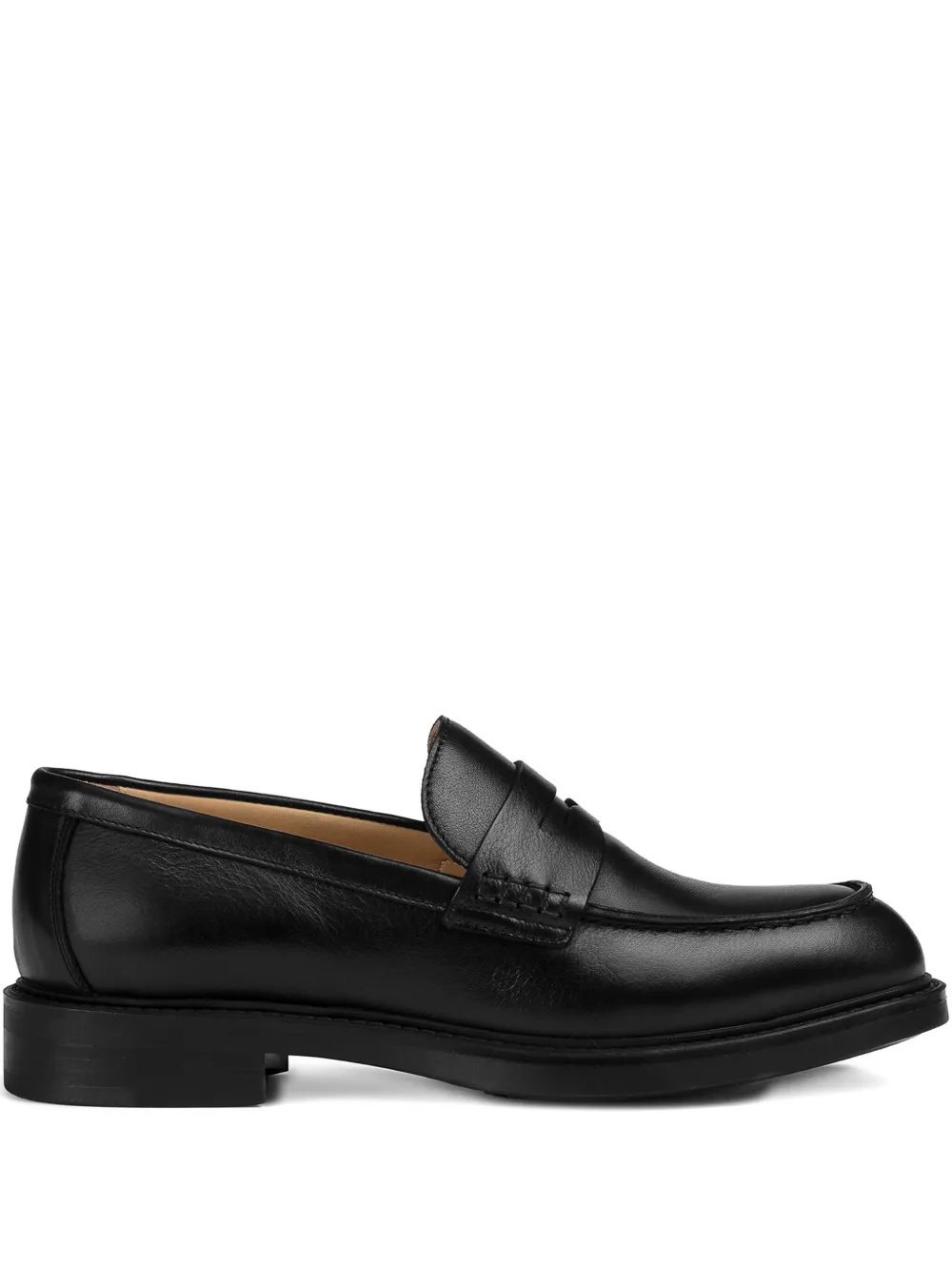 Doucal's Leren loafers Zwart