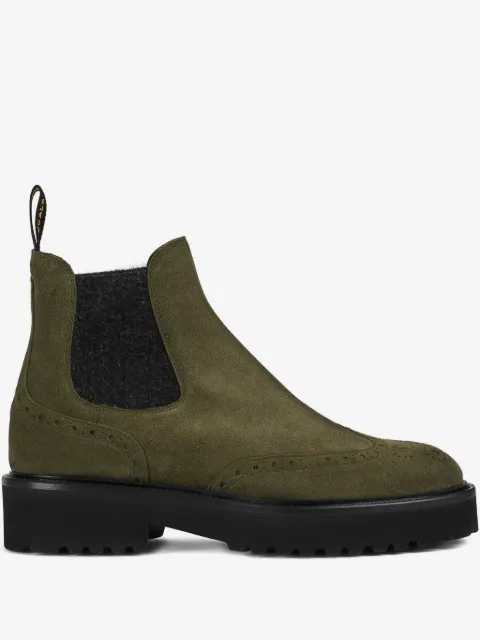 Doucal's Bota Chelsea com detalhe brogue