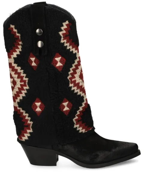 Metisse 50mm suede cowboy boots