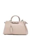 GUESS USA double-handle logo-plaque tote bag - Neutrals