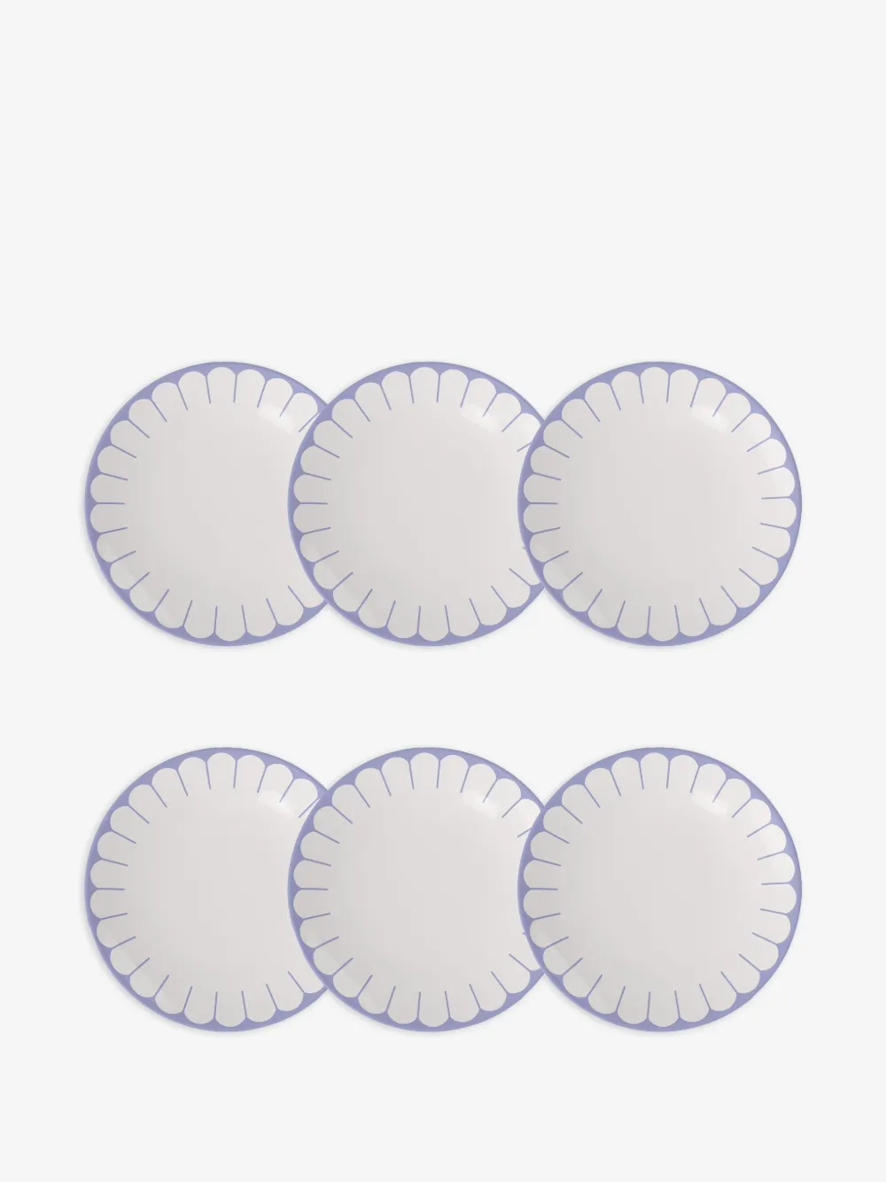 Villeroy & Boch 扇贝形边餐盘套装 | 蓝色 | Image 1